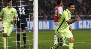 بالفيديو .. برشلونة يتاهل وميسي يقاسم راؤول لقب الهداف التاريخي لدوري الأبطال