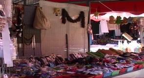 تجار البسطات يستعدون للعودة إلى شوارع رام الله بعد العيد