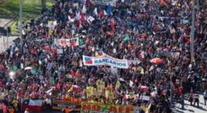 مئات الآلاف يحتجون على نظام التقاعد الخاص في تشيلي