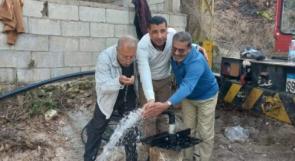 رئيس الجالية الفلسطينية في بريمن يفتتح بئر المياه بتجمع جمجيم بمخيماتنا الفلسطينية بلبنان