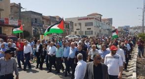 بالفيديو .. مسيرة جماهيرية حاشدة في سخنين بالداخل رفضا لجرائم الاحتلال في غزة