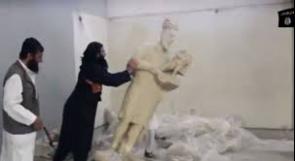 فيديو .. كيف دمر "داعش" تماثيل ومومياءات تدمر