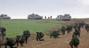 مناورات عسكرية لجيش الاحتلال على حدود غزة