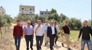 وزير الزراعة ينظم جولة تفقدية لعدد من قرى غرب رام الله
