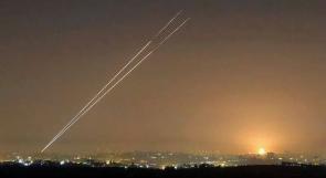 سرايا القدس تقصف تل أبيب بصاروخين من نوع براق 70