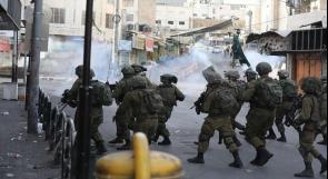 إصابات بالاختناق خلال مواجهات مع الاحتلال في حوسان غرب بيت لحم