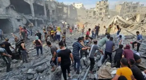 (محدث) شهيدان وإصابات في قصف الاحتلال على غزة ودير البلح