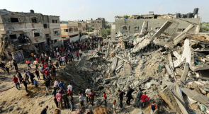 انتشال 55 رفات شهيد من تحت الأنقاض في قطاع غزة