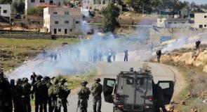 الاحتلال يقمع مسيرة النبي صالح الأسبوعية