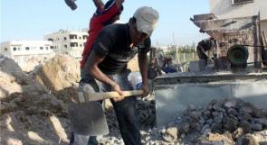 نقابات العمال: 70 % من عمال غزة فقراء