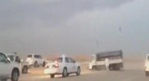 بالفيديو... سعودي في "مهمة مستحيلة" لإيقاف شاحنة