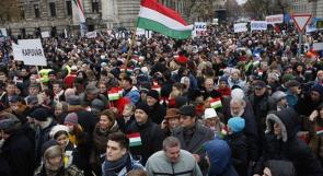 مظاهرة ضخمة في المجر ضد الصهيونية