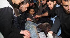 انتشال جثمان مواطن استشهد برصاص الاحتلال الجمعة شمال القطاع