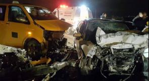 8 إصابات في حادث سير جنوب سلفيت