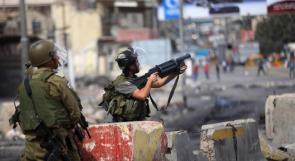 إصابة شاب بالرصاص "المطاطي" في مواجهات مع الاحتلال جنوب نابلس