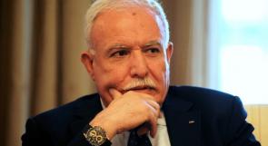 وزير الخارجية الفلسطينية يصل بغداد