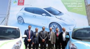 لأول مرة في فلسطين: جوال تضم مجموعة من السيارات الكهربائية بالكامل لمجموعة مركباتها
