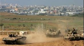 سقوط جرافة إسرائيلية بحفرة شرق خانيونس