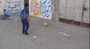 خاص لـ"وطن": بالفيديو.. غزة: شوارع "الشعف" تتحول لملاعب كرة القدم