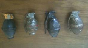 الشرطة تتلف 17 قنبلة يدوية ومقذوف مدفع قديمة في رام الله