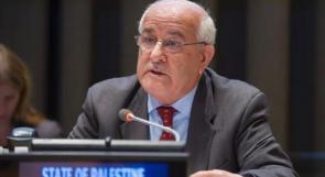 مندوب فلسطين بالامم المتحدة يبعث رسائل حول وضع الأطفال الخطير تحت الاحتلال