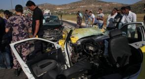 إصابة 11 مواطنا في حادثي سير منفصلين في جنين