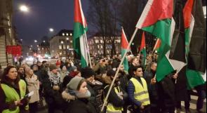 احتجاجا على اعتقالها الأطفال .. اعتصام أمام سفارة إسرائيل بالنرويج