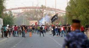 مقتل 5 متظاهرين في البصرة جنوب العراق وإحراق مبنى المحافظة