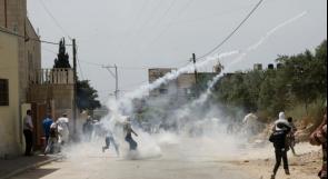 إصابة 3 اطفال بجروح خلال قمع الاحتلال لمسيرة كفر قدوم