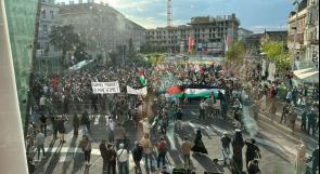 صور وفيديو| تظاهرة حاشدة دعمًا لفلسطين وضد عدوان الاحتلال على غزة في العاصمة النمساوية