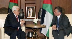 استقبال رسمي للرئيس عباس في الأردن .. والملك يهنئه