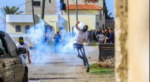 إصابات خلال مواجهات مع الاحتلال في أوصرين