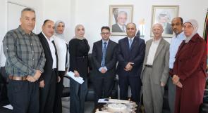 سلطة الأراضي تبحث مع الأشغال العامة والحكم المحلي تسريع أعمال التسوية المرتبطة بالمسار البديل لطريق وادي النار