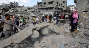 تقرير اقتصادي: صرف 46% لإعادة اعمار قطاع غزة بعد عدوان 2014