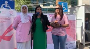 الفنانة سناء موسى سفيرة مكافحة سرطان الثدي في فلسطين