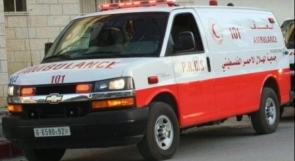 نابلس: إصابة 4 مواطنين في حادث سير
