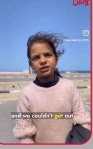 الطفلة فرح تتحدث عن الأهوال التي شاهدتها في محيط مجمع الشفاء &quot;الشهداء مرميين على الأرض&quot;