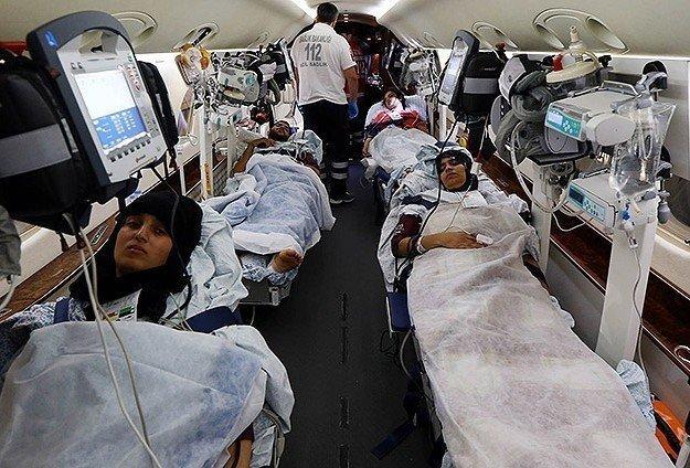 "الصحة التركية": جرحى غزة يعانون من كسور وفقد أنسجة