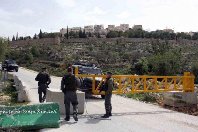 بصورة مفاجئة.. الاحتلال يغلق قرية حوسان غرب بيت لحم