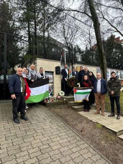 السفارة الفلسطنية في المجر تحيي يوم الشهيد الفلسطيني