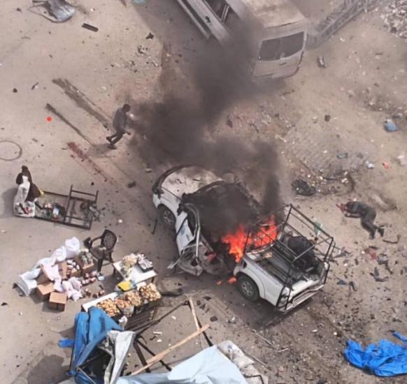 5 شهداء بينهم طفل في قصف مركبة تتبع للشرطة في غزة 5 شهداء بينهم طفل في قصف مركبة تتبع للشرطة في غزة