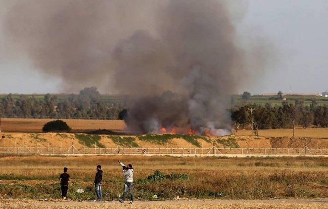اندلاع حريق في أحراش مستوطنات غلاف غزة