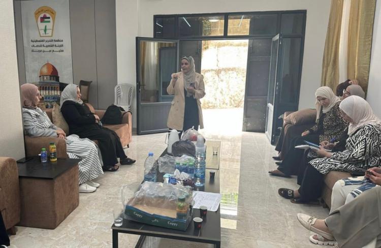 جمعية المرأة العاملة الفلسطينية للتنمية تنظم لقاءً قانونياً توعوياً للنساء في عين عريك ضمن مشروع "SPEED"