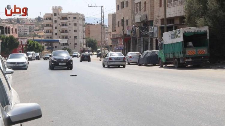 حوادث سير خطرة على شارع طوباس والمواطنون يناشدون عبر وطن