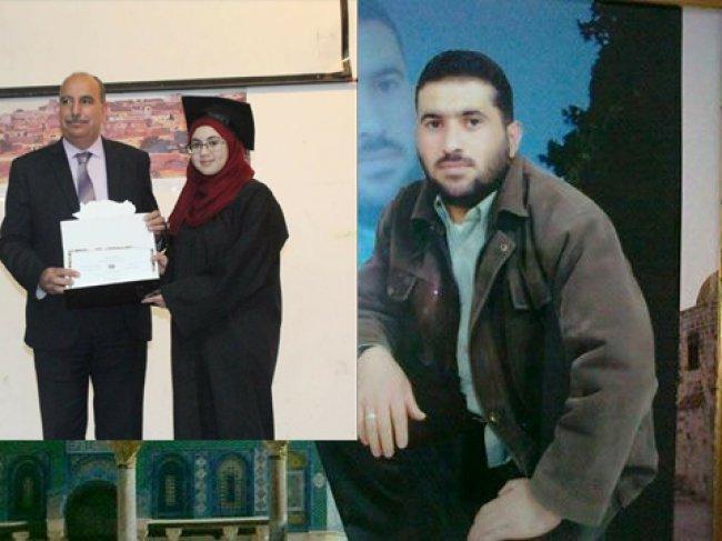 آلاء ابنة الأسير وائل قاسم لوطن: لم تسعني الدنيا فرحا عندما هاتفني أبي من السجن مهنئا بتفوقي آلاء ابنة الأسير وائل قاسم لوطن: لم تسعني الدنيا فرحا عندما هاتفني أبي من السجن مهنئا بتفوقي