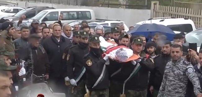 بالفيديو| تشيع جثمان الشهيد الاسير حسين عطا الله في نابلس