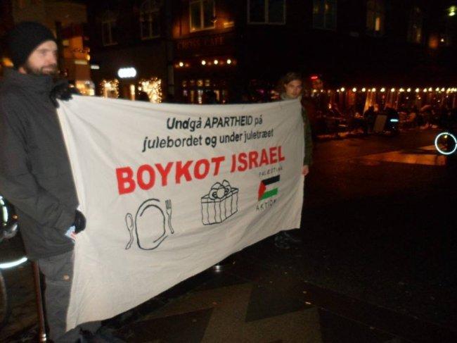 اطلاق حملة مقاطعة البضائع الإسرائيلية في الدنمارك