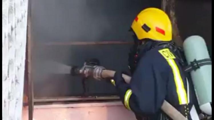 إخماد حريق بمحل لتمديدات الغاز في برطعة جنوب جنين