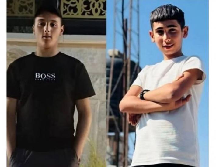 استشهاد الطفلين بلال بعران ومحمد أبو عياش برصاص الاحتلال في بيت أمر شمال الخليل
