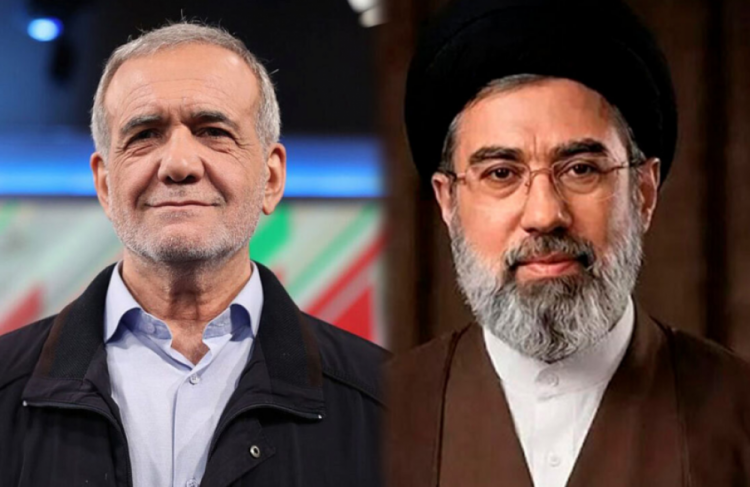 لأول مرة .. الرئيس الايراني يعقد لقاء مع المرشد الايراني مجتبى خامنئي لمدة 7 ساعات لأول مرة .. الرئيس الايراني يعقد لقاء مع المرشد الايراني مجتبى خامنئي لمدة 7 ساعات